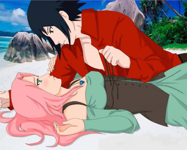 Sasuke a Sakura :-* :3